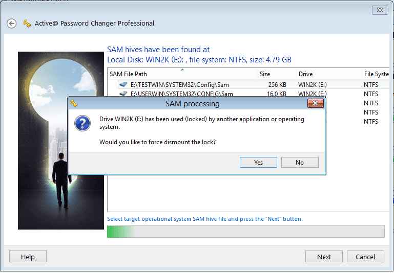 Active Password Changer Ultimate indirme sayfası ekran görüntüsü