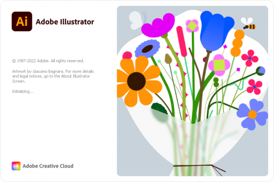 Adobe Illustrator 2023 indirme sayfası ekran görüntüsü