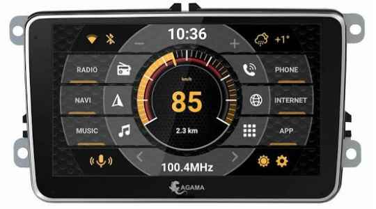 AGAMA Car Launcher APK indirme sayfası ekran görüntüsü