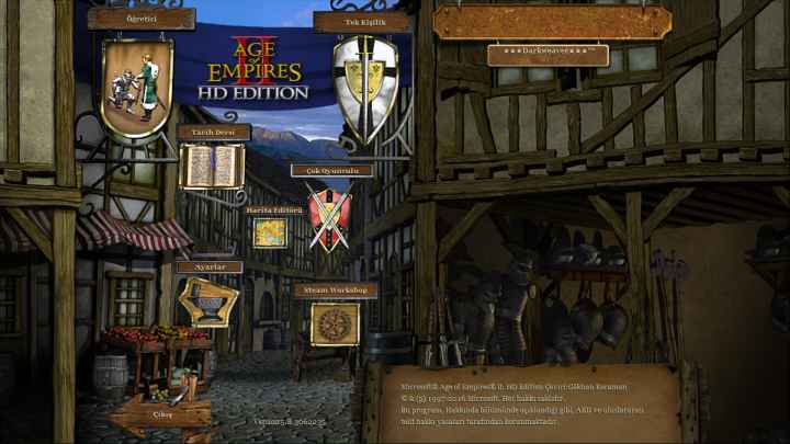 Age of Empires 2 HD Edition Türkçe Yama ekran görüntüsü 2