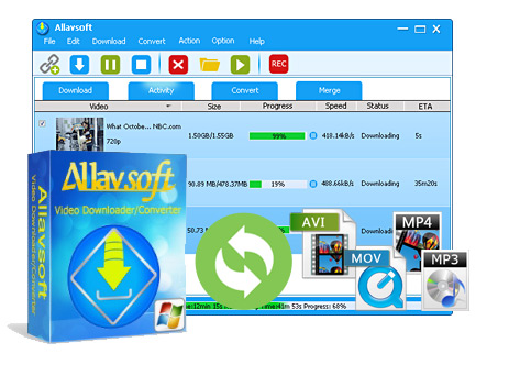 Allavsoft Video Downloader Converter ekran görüntüsü 2