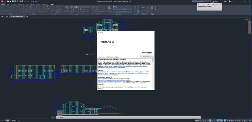 Autodesk AutoCAD LT 2024 indirme sayfası ekran görüntüsü