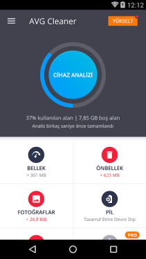 AVG Cleaner PRO Apk indirme sayfası ekran görüntüsü