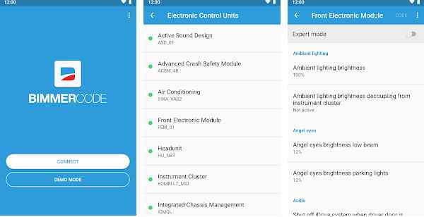 BimmerCode for BMW and MINI Apk indirme sayfası ekran görüntüsü