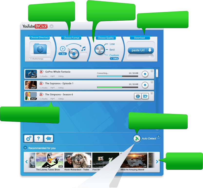 By Click Downloader indirme sayfası ekran görüntüsü