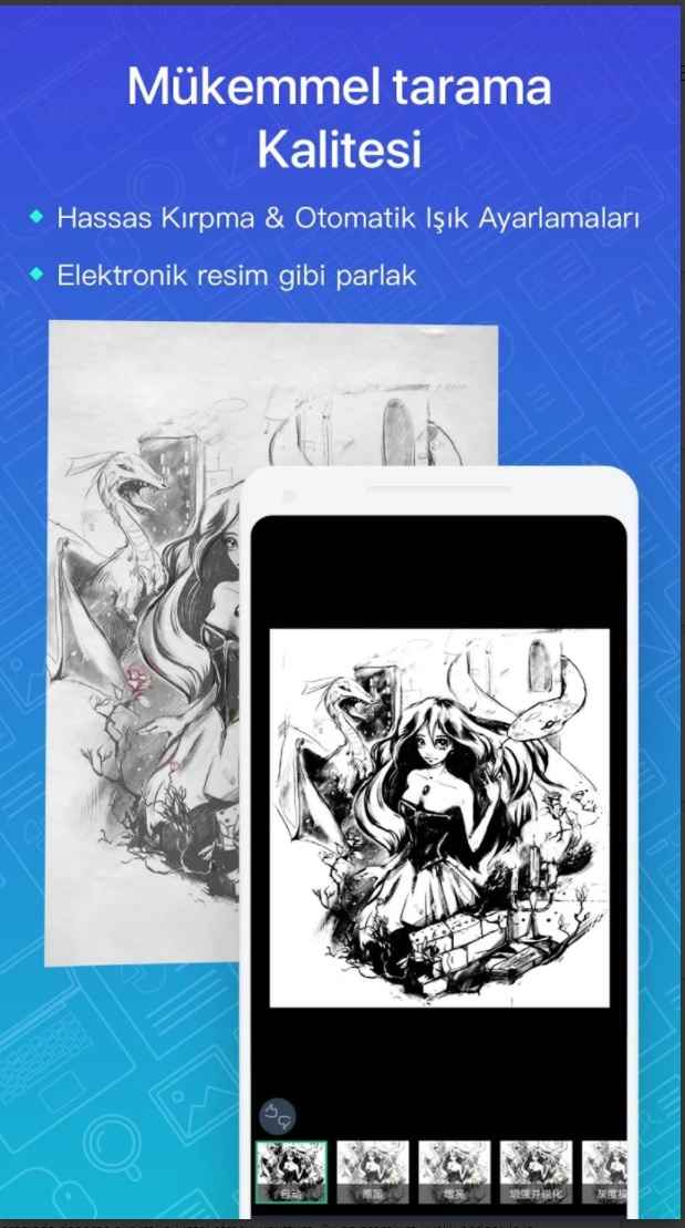 CamScanner Phone PDF Creator Apk indirme sayfası ekran görüntüsü