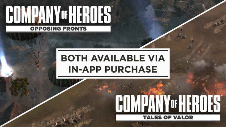 Company of Heroes Apk indirme sayfası ekran görüntüsü