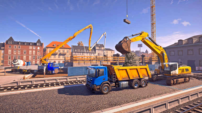 Construction Simulator indirme sayfası ekran görüntüsü
