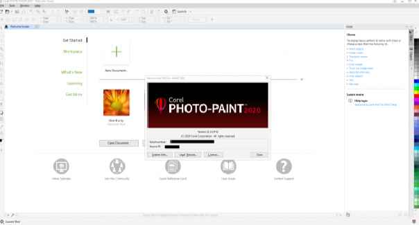CorelDRAW Graphics Suite 2024 indirme sayfası ekran görüntüsü