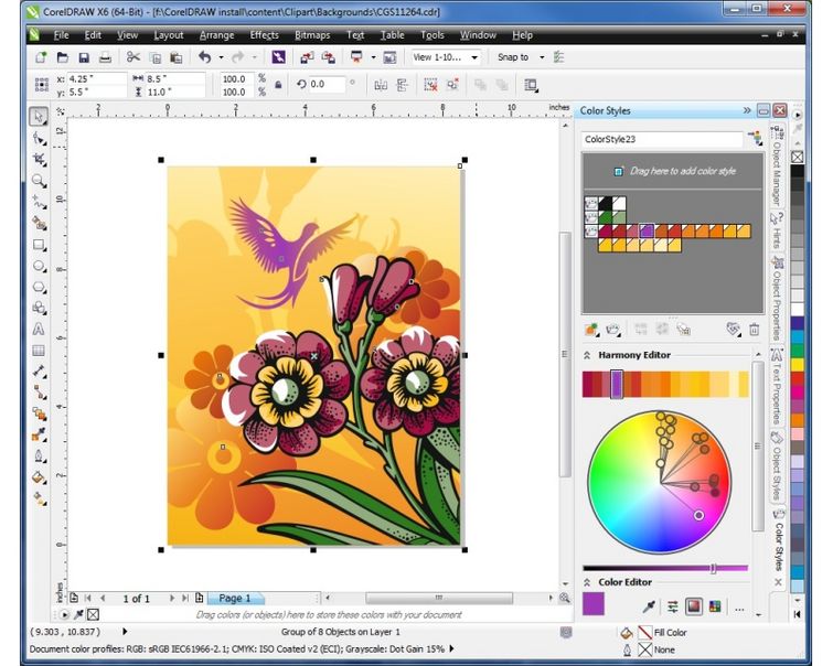 CorelDRAW Graphics Suite X6 16.4.1.1281 SP4 Full indirme sayfası ekran görüntüsü