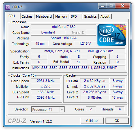 CPU-Z indirme sayfası ekran görüntüsü