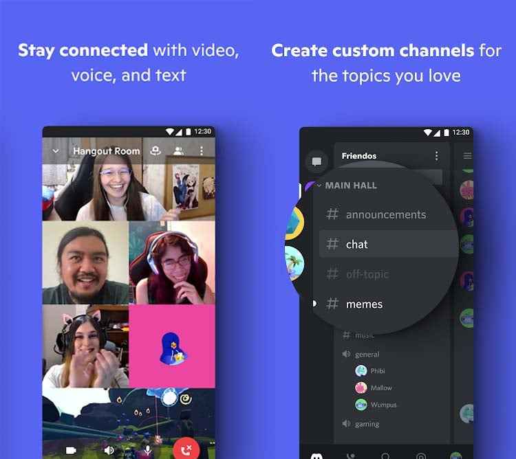 Discord MOD Apk indirme sayfası ekran görüntüsü