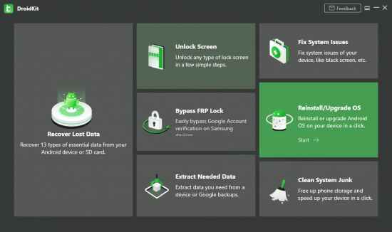 DroidKit Full indirme sayfası ekran görüntüsü
