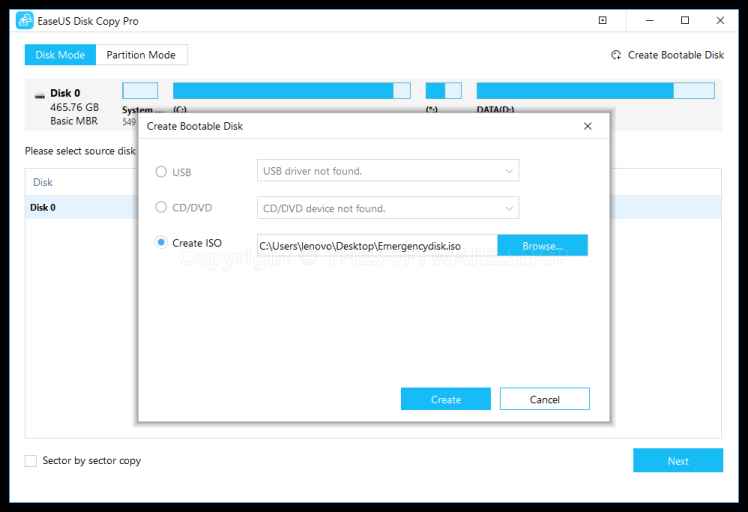 EaseUS Disk Copy Technician indirme sayfası ekran görüntüsü