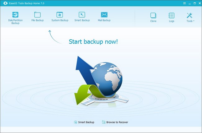 EaseUS Todo Backup Home indirme sayfası ekran görüntüsü