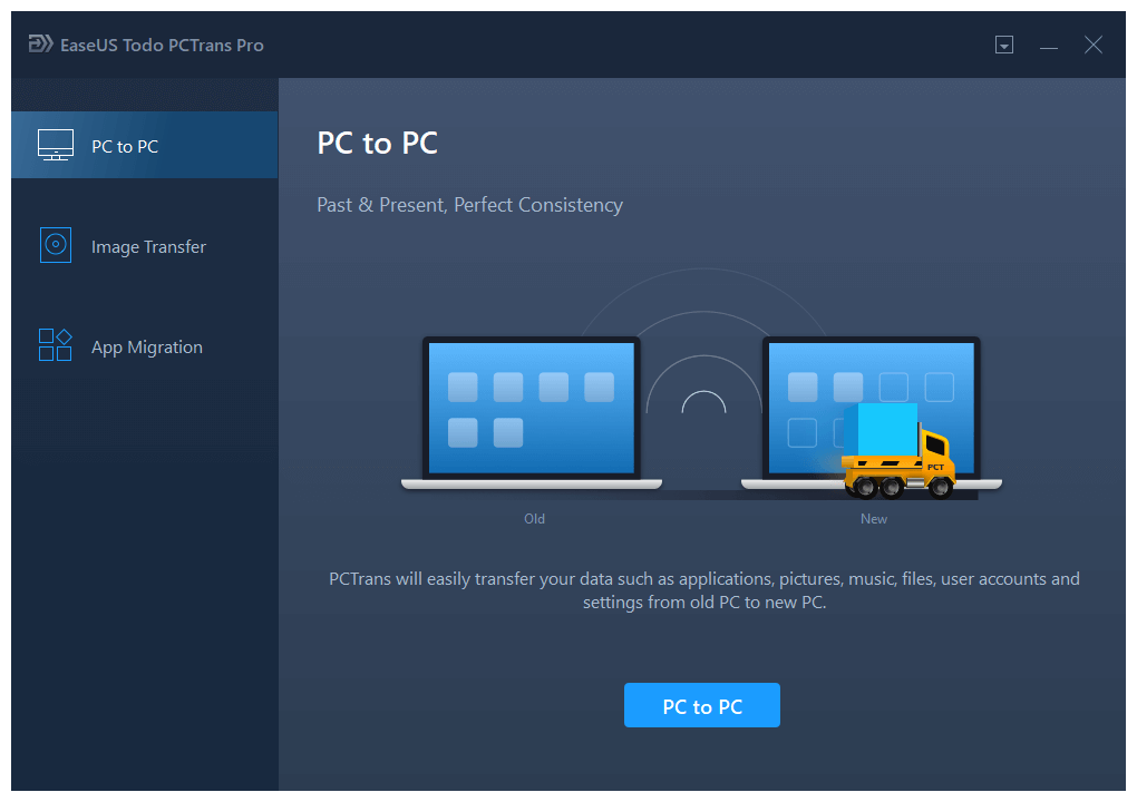 EASEUS Todo PCTrans Pro indirme sayfası ekran görüntüsü