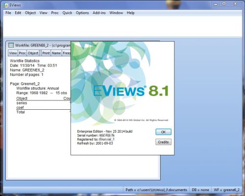 EViews 13.0 Enterprise Build 28.11.2022 Edition Full indirme sayfası ekran görüntüsü