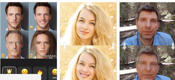FaceApp Pro Apk indirme sayfası ekran görüntüsü