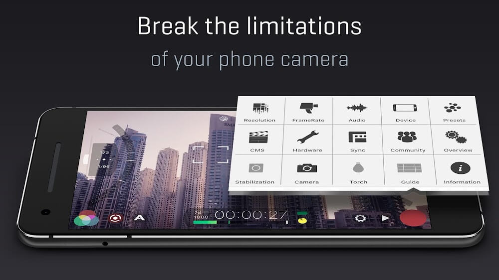 FilMic Pro Apk indirme sayfası ekran görüntüsü