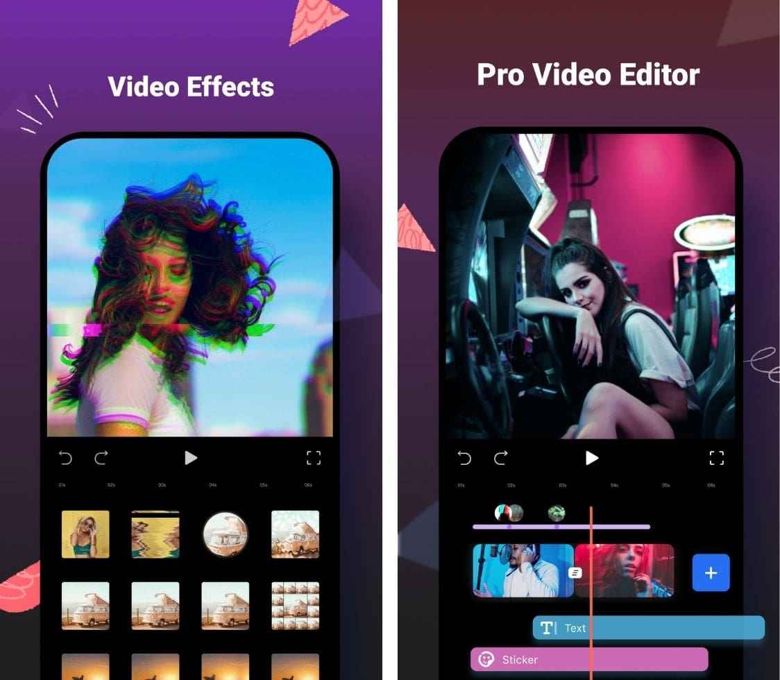 FilmoraGo Pro Apk indirme sayfası ekran görüntüsü