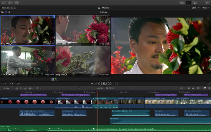Final Cut Pro X indirme sayfası ekran görüntüsü
