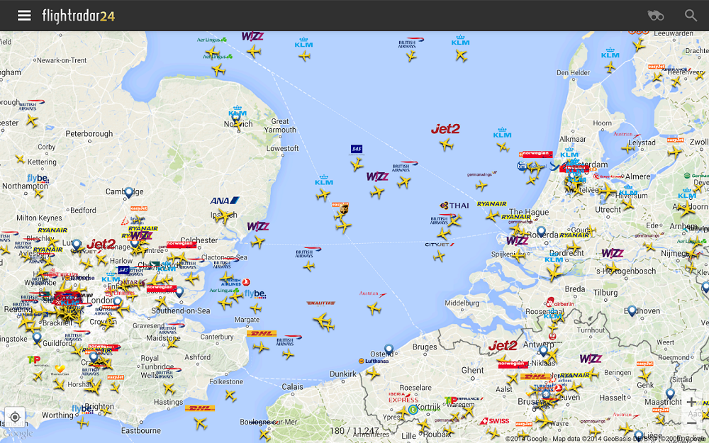 Flightradar24 Flight Tracker Apk indirme sayfası ekran görüntüsü