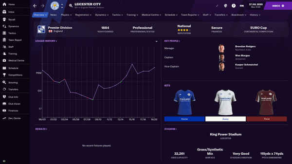 Football Manager 2021 indirme sayfası ekran görüntüsü