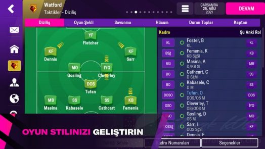 Football Manager 2022 Mobile Apk indirme sayfası ekran görüntüsü