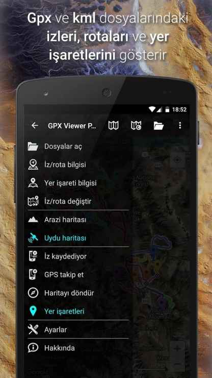 GPX Viewer Pro Apk indirme sayfası ekran görüntüsü