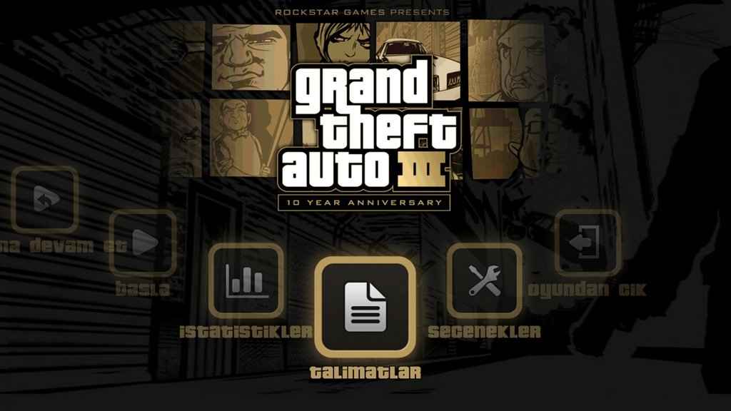 GTA 3 Apk Türkçe Dublaj indirme sayfası ekran görüntüsü