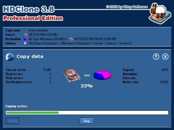 HDClone Professional Edition indirme sayfası ekran görüntüsü