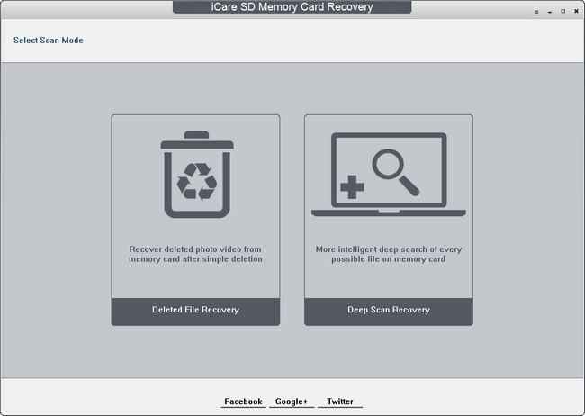 iCare SD Memory Card Recovery indirme sayfası ekran görüntüsü