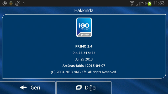İGO Primo 2.4 HD Navigasyon Apk ekran görüntüsü 3
