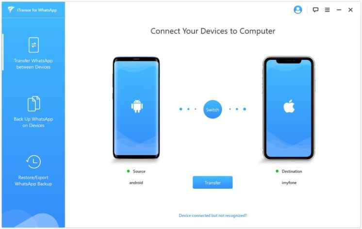 iMyFone iTransor for WhatsApp Full indirme sayfası ekran görüntüsü