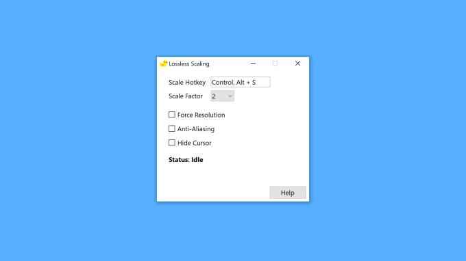 Lossless Scaling indirme sayfası ekran görüntüsü