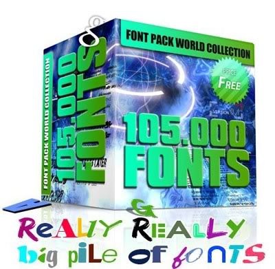 Mega Font Paket Arşivi Full ekran görüntüsü 2