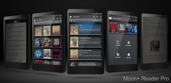 Moon+ Reader Pro Apk indirme sayfası ekran görüntüsü