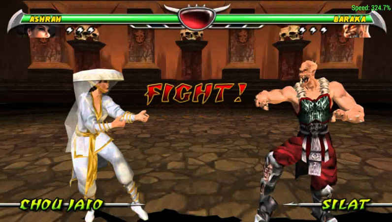 Mortal Kombat Unchained Apk indirme sayfası ekran görüntüsü