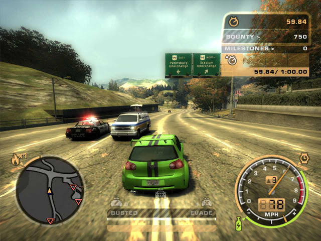 Need For Speed Most Wanted 2005 ekran görüntüsü 2