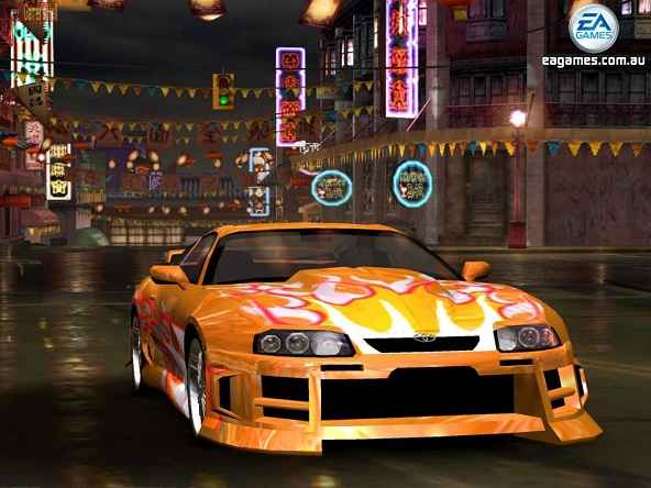 Need For Speed Underground 2 indirme sayfası ekran görüntüsü
