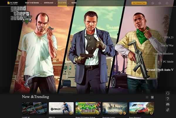 NetBoom MOD Apk Premium / Unlimited Time indirme sayfası ekran görüntüsü