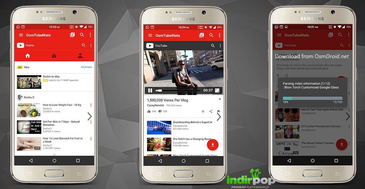 OG Youtube Downloader Apk indirme sayfası ekran görüntüsü