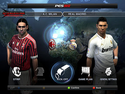PES 2012 indirme sayfası ekran görüntüsü