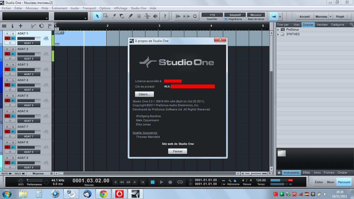 Presonus Studio One 7 Pro indirme sayfası ekran görüntüsü