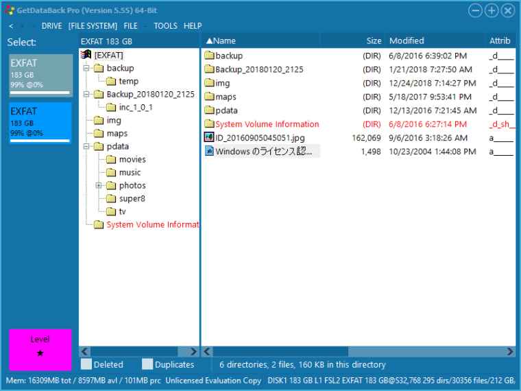 Runtime GetDataBack Pro indirme sayfası ekran görüntüsü
