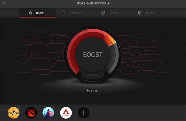 Smart Game Booster indirme sayfası ekran görüntüsü
