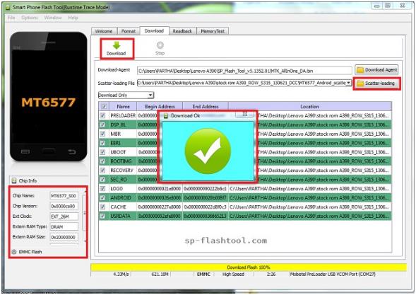 Smart Phone Flash Tool indirme sayfası ekran görüntüsü