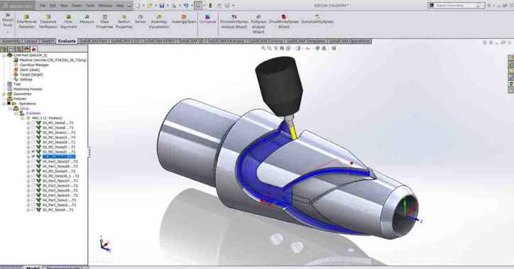 SolidCAM 2024 SolidWorks indirme sayfası ekran görüntüsü