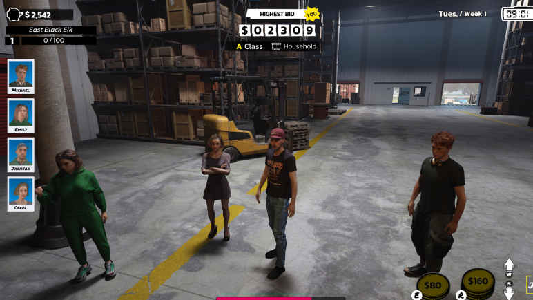 Storage Hunter Simulator indirme sayfası ekran görüntüsü