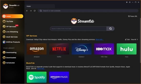 StreamFab indirme sayfası ekran görüntüsü